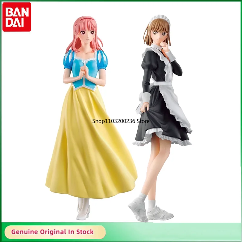 

BANDAI Original AO No Hako Chono Hina Kano Chinatsu Anime Action Figure Model Hobbies Collectible Desktop Ornaments
