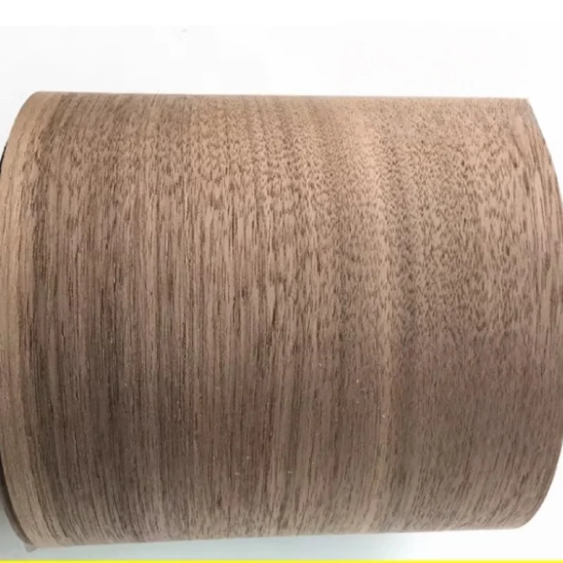 

Natural Black Walnut Straight Grain Speaker Wood Veneer Marquetry Veneer Material L: 2-2.5Meters/pcs Width: 15cm T: 0.4-0.5mm