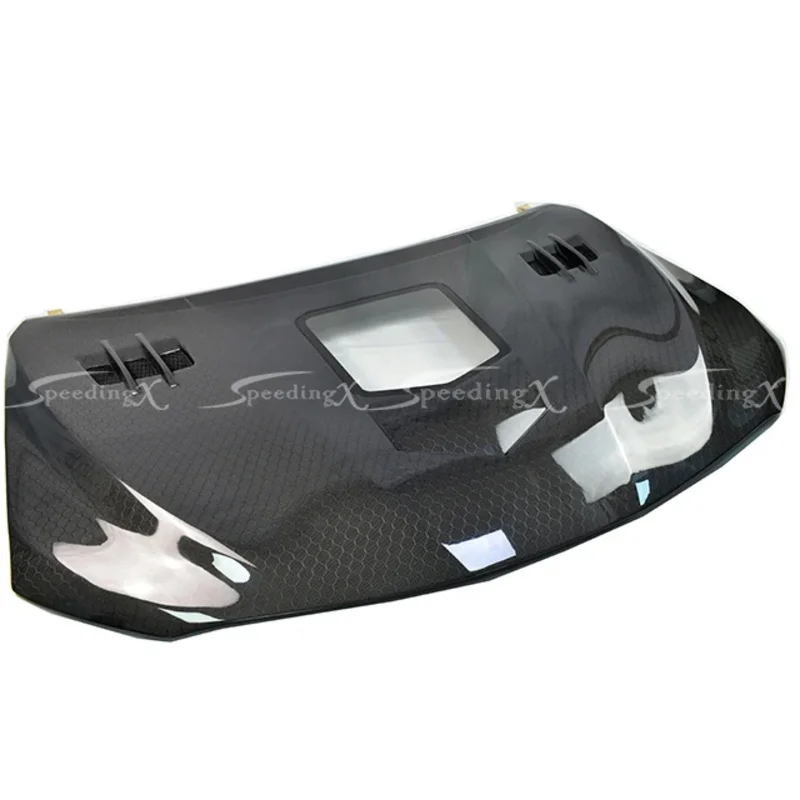 

CUSTOMIZED SPX-B STYLE HONEYCOMB CARBON FIBER ENGINE HOOD BONNET for 2018-2021 CAMRY