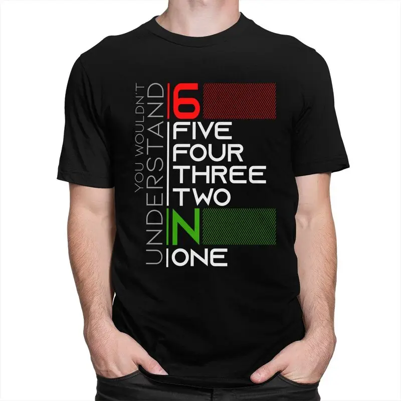 65432N1 Motorcycle Gear T Shirt for Men Pure Cotton Tshirt Casual Tee Short Sleeve Motorbike Motocross Motor Sport T-shirts