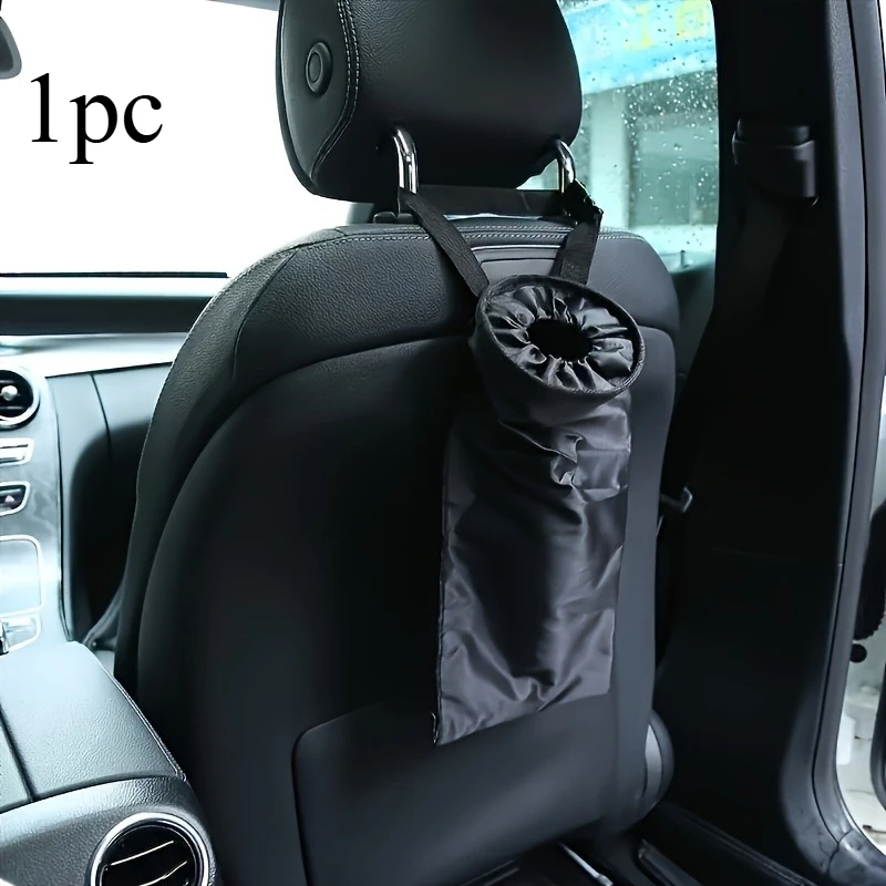

1pc high quality Oxford cloth car seat back garbage bag holder, universal adaptation, automotive interior accessories.