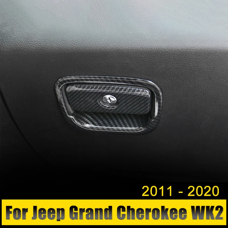 For Jeep Grand Cherokee WK2 2011 2012 2013 2014 2015 2016 2017 2018 2019 2020 Car Co-Pilot Storage Box Handle Bowl Trim Cover