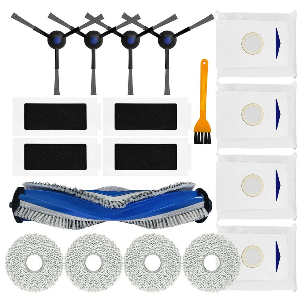 Ecovacs t30 pro-掃除機,ダストバッグ,メインブラシ,HEPAフィルター,モップクロス,サイドブラシ,t30,オムニ,t30 max