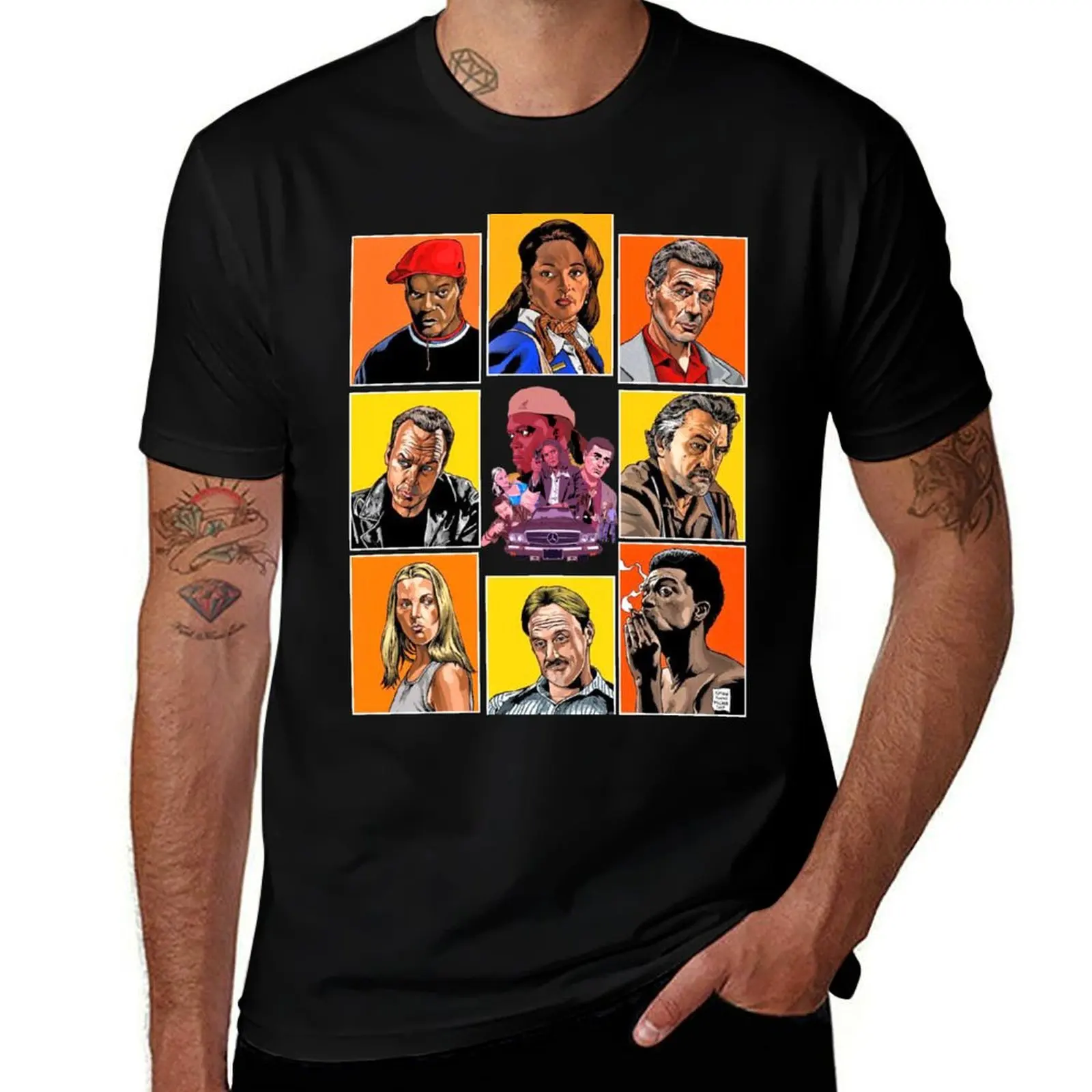 Bridget Fonda Jackie Brown T-Shirt Quick Dry Training Short Sleeve Tee T-Shirt