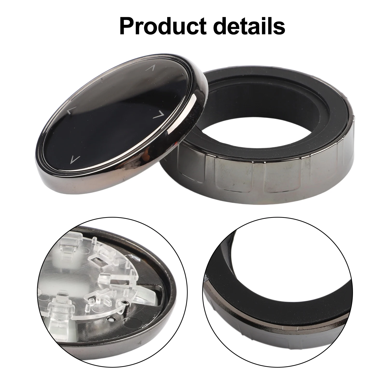 For BMW Multimedia Knob Cover Trim for F30 F35 3 Series 2012 2015 F32 F33 4 Series 2013 2015 F20 F21 1 Series 2013 2017