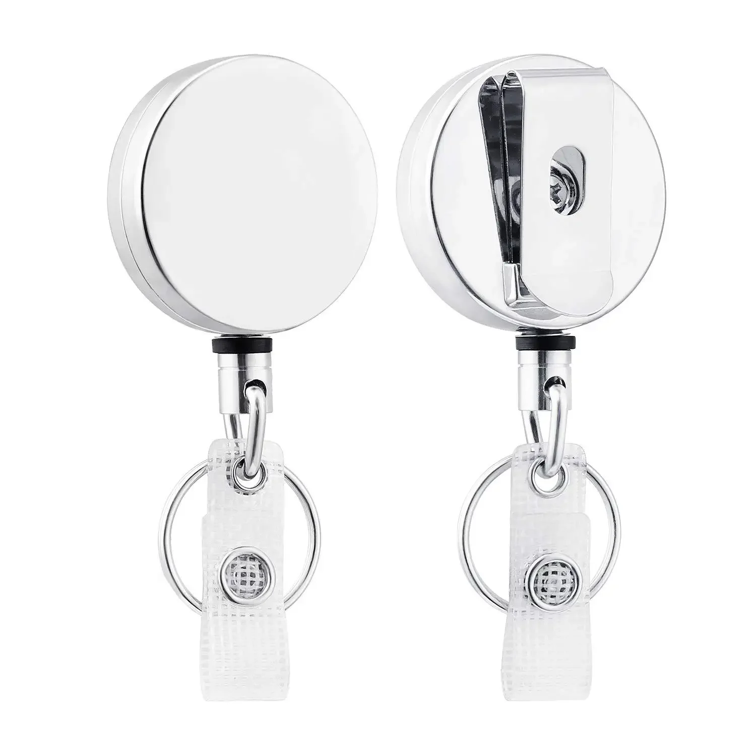 Metal Retractable Key Ring product image