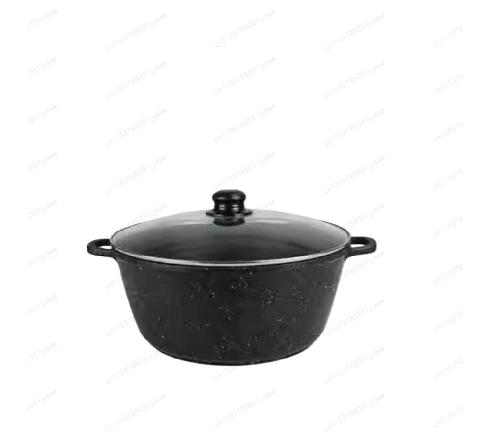 

high quality casserole non-stick cookware sets marble cooking pots