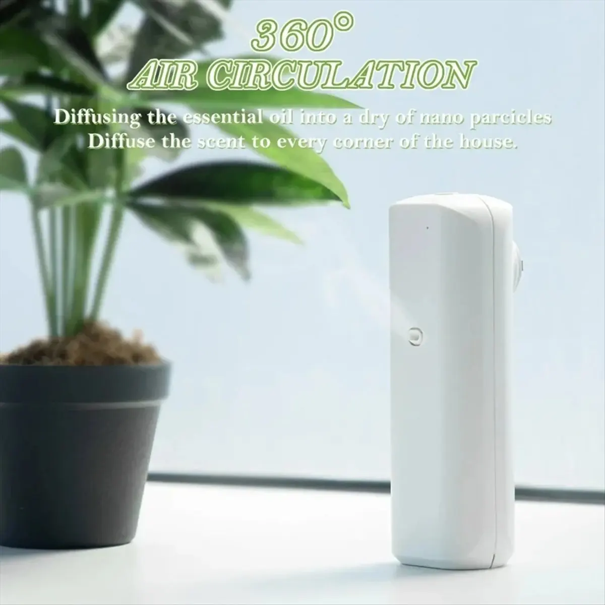 N14R Top Plug in Wall Fragrance Diffuser Waterless Flavoring Diffuser for Essential Oils Fragrance Scent Machine Black US Plug