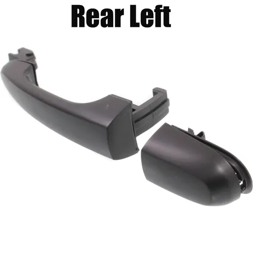 Imagen 2 del producto Tamaño de la manija de la puerta izquierda derecha como muestra la imagen Manija de la puerta exterior del automóvil Material ABS Fácil instalación Número de pieza OEM