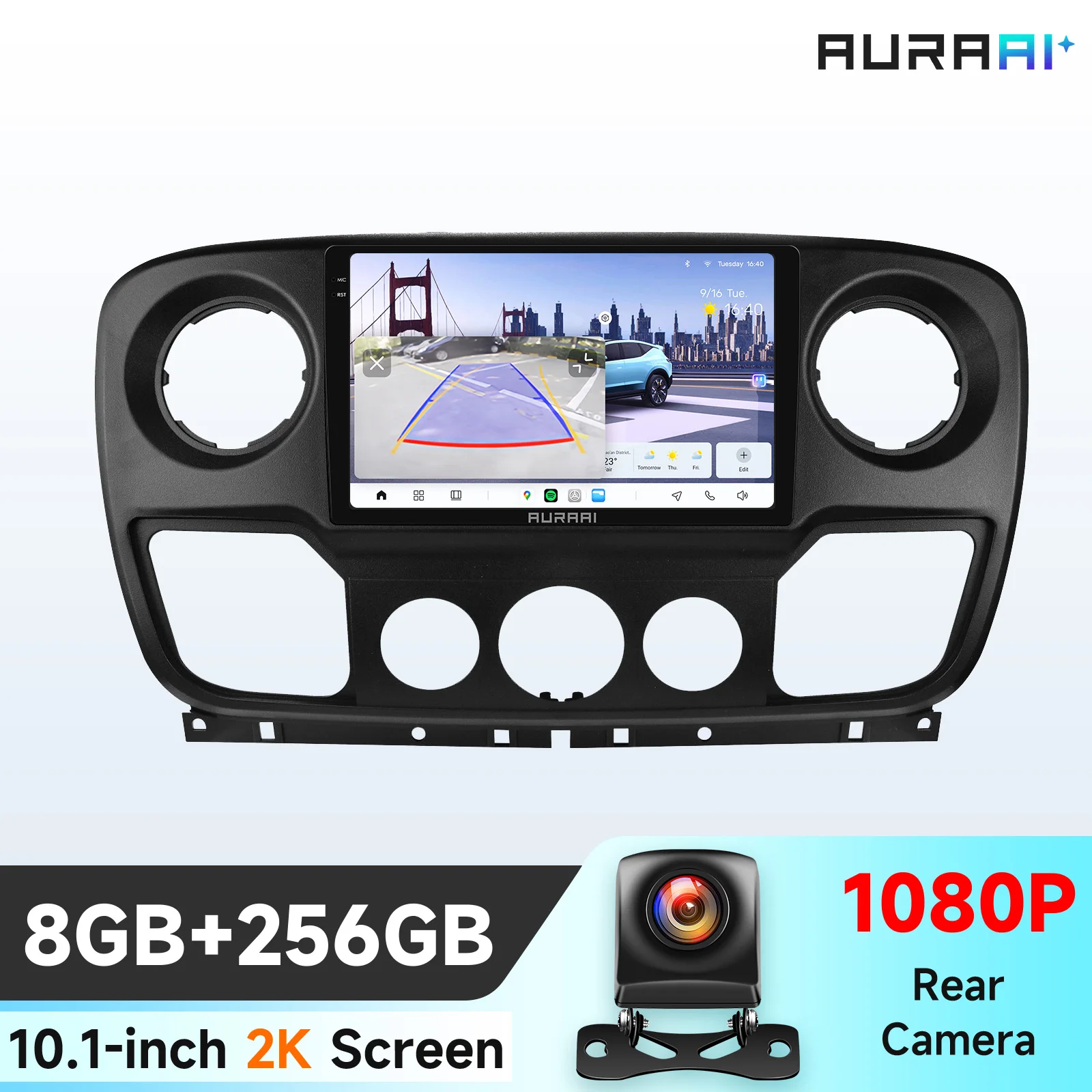 Hizpo 13,1''autoradio voor Nissan NV400 2010-2019 voor Opel Movano voor Renault Master III 3 2011-2021 Carplay Android Auto Multimedia Speler Stereo 4G Auto Intelligent Systeem AI Voice Smart QLED