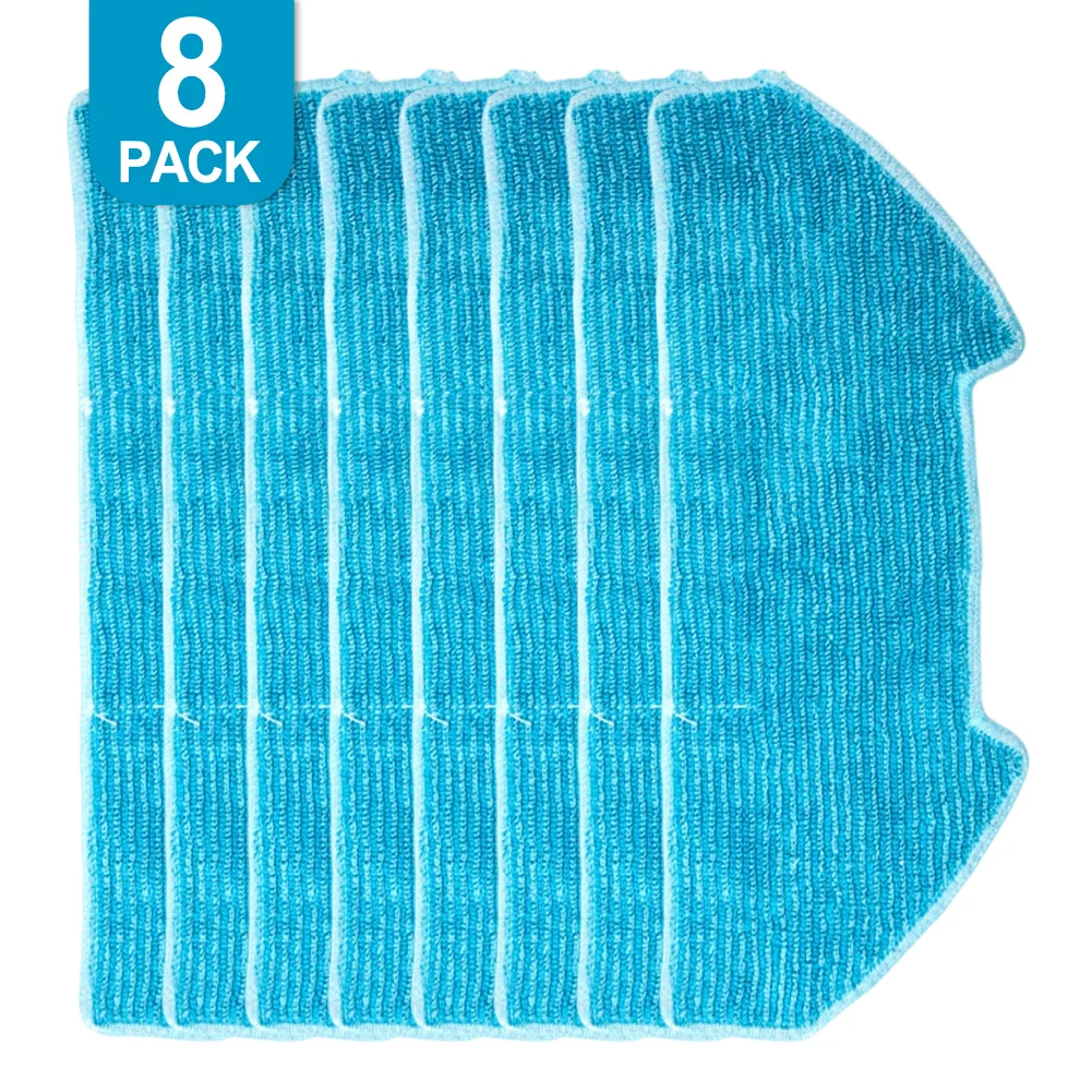 Replacement Mop Cloths for BObsweep and For Dustin 3 or 8 Pack Microfiber Mopping Cloths for Efficient Floor Cleaning