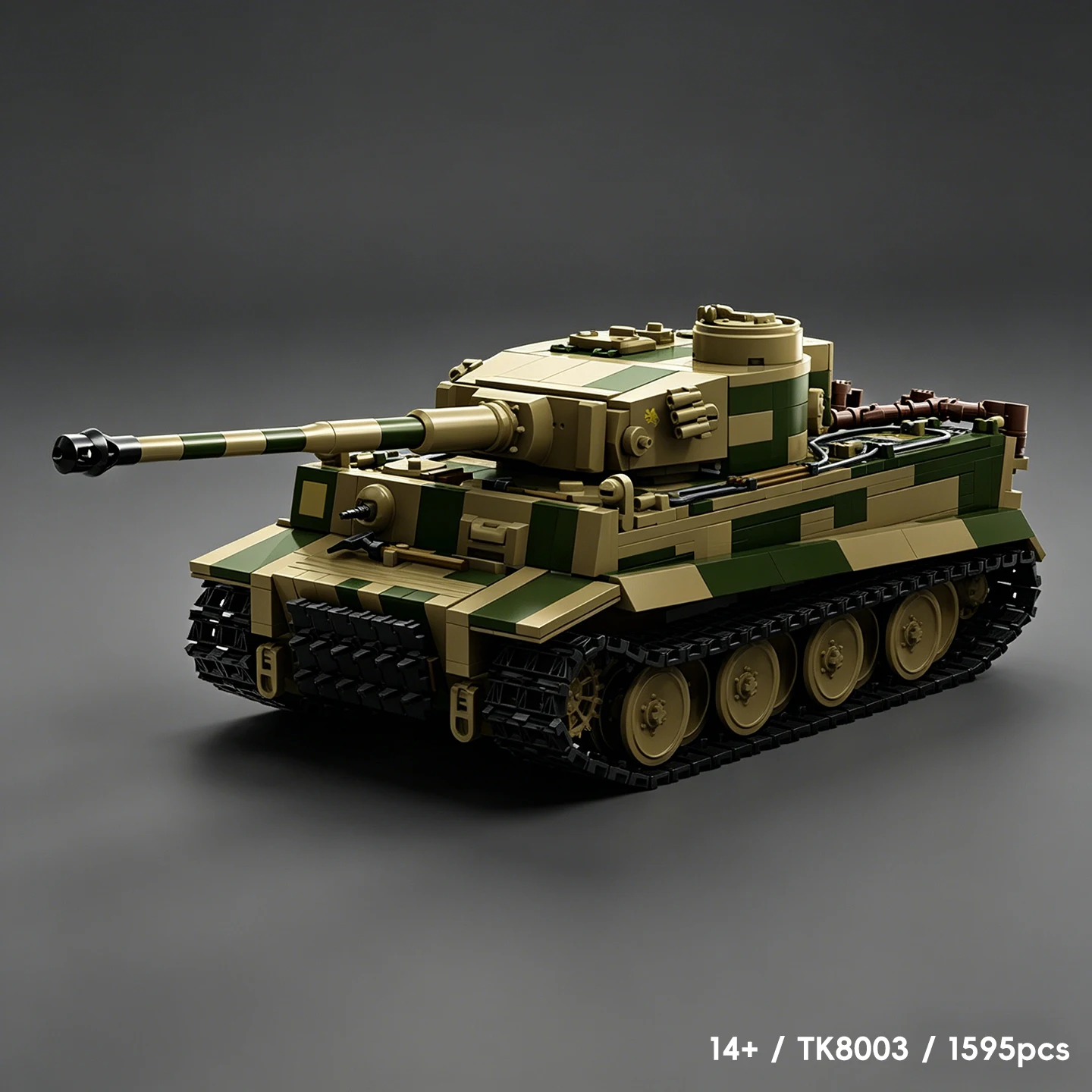 

World War II “Fuhu” Tank Paint Scheme: Grenadier Division Heavy Armored Company Assembly Model Kit for Boys (Advanced Level)