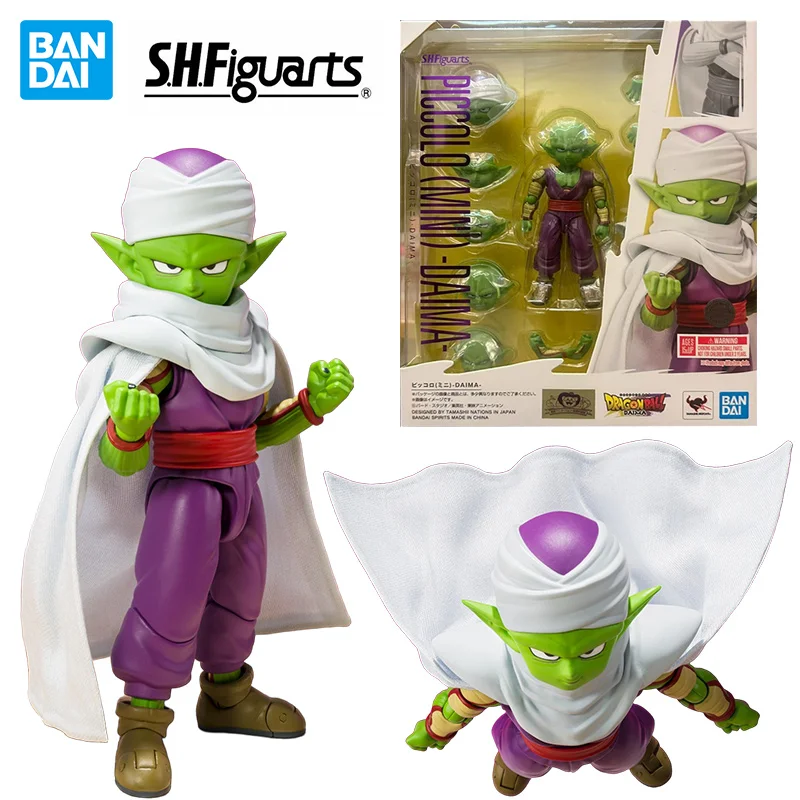 Bandai S.H.Figuarts Piccolo Mini Daima 10Cm Dragon Ball Daima Anime Original Action Figure Model Toy Birthday Gift Collection