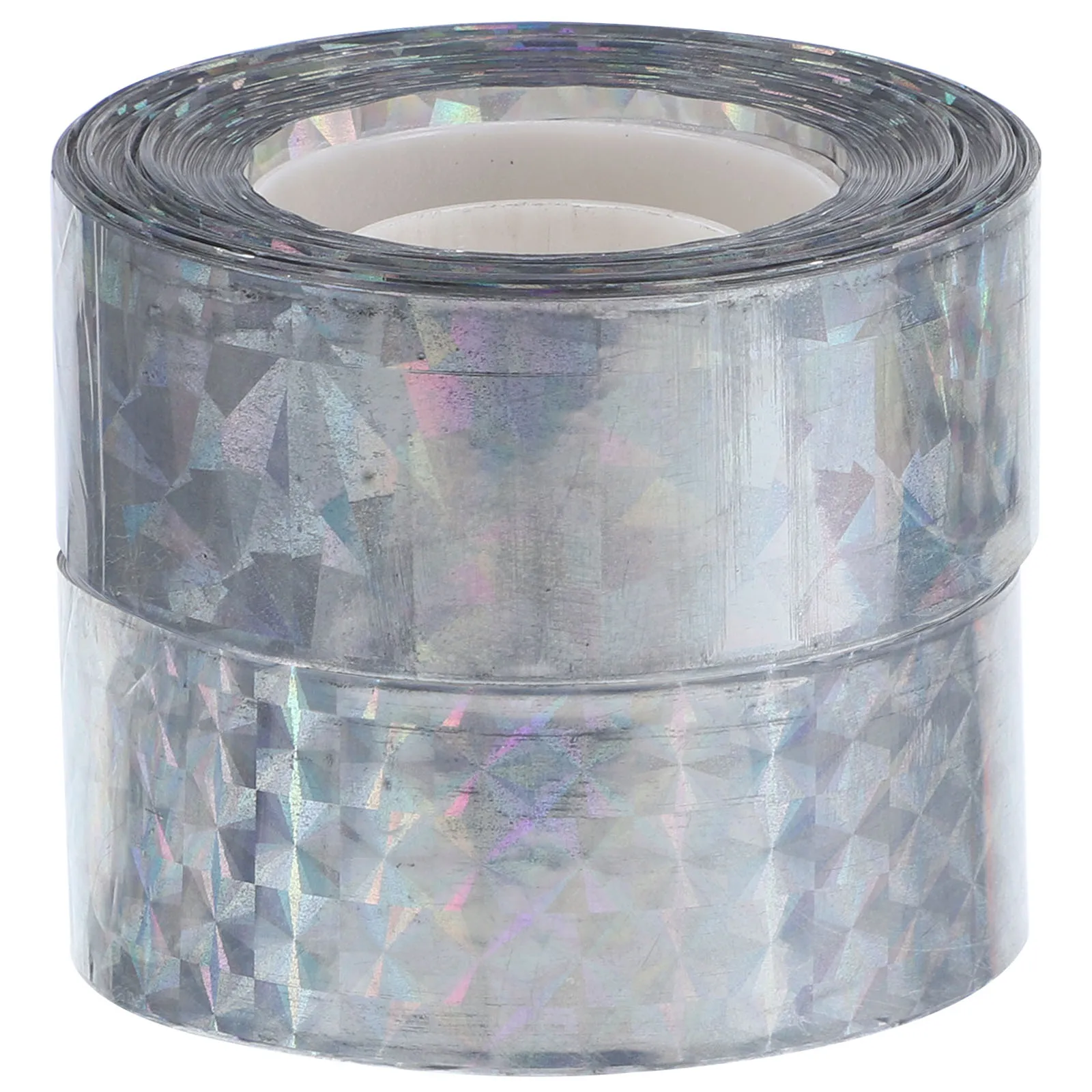 

2 Rolls Bird Repelling Reflective Tapes Double-Sided Sunlight Reflective Hanging Ribbon for Garden Orchard Balcony Bird Control