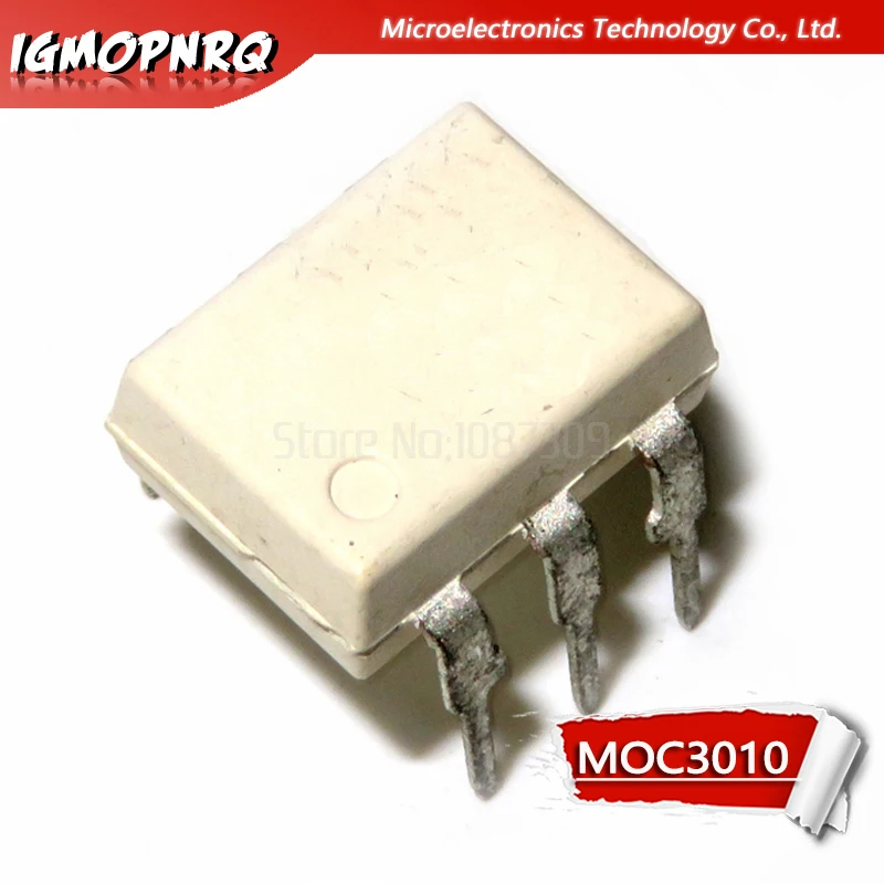 10PCS MOC3010 MOC3020 MOC3021 MOC3023 MOC3041 MOC3043 MOC3052 MOC3061 MOC3063 MOC3083 DIP6