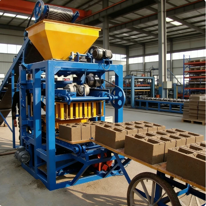 Small Clay Brick Making Machine Concrete Block Cement Interlock Manual Red Mud Fly Ash Bricks Making Machinery Automatic Factory