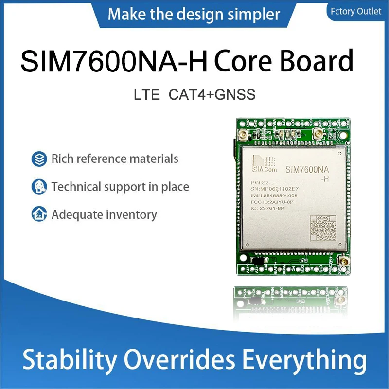 SIM7600G-H SIM7600SA-H SIM7600E-H SIM7600JC-H SIM7600NA-H LTE CAT4 Core board  breakout kit TE-A 1pcs