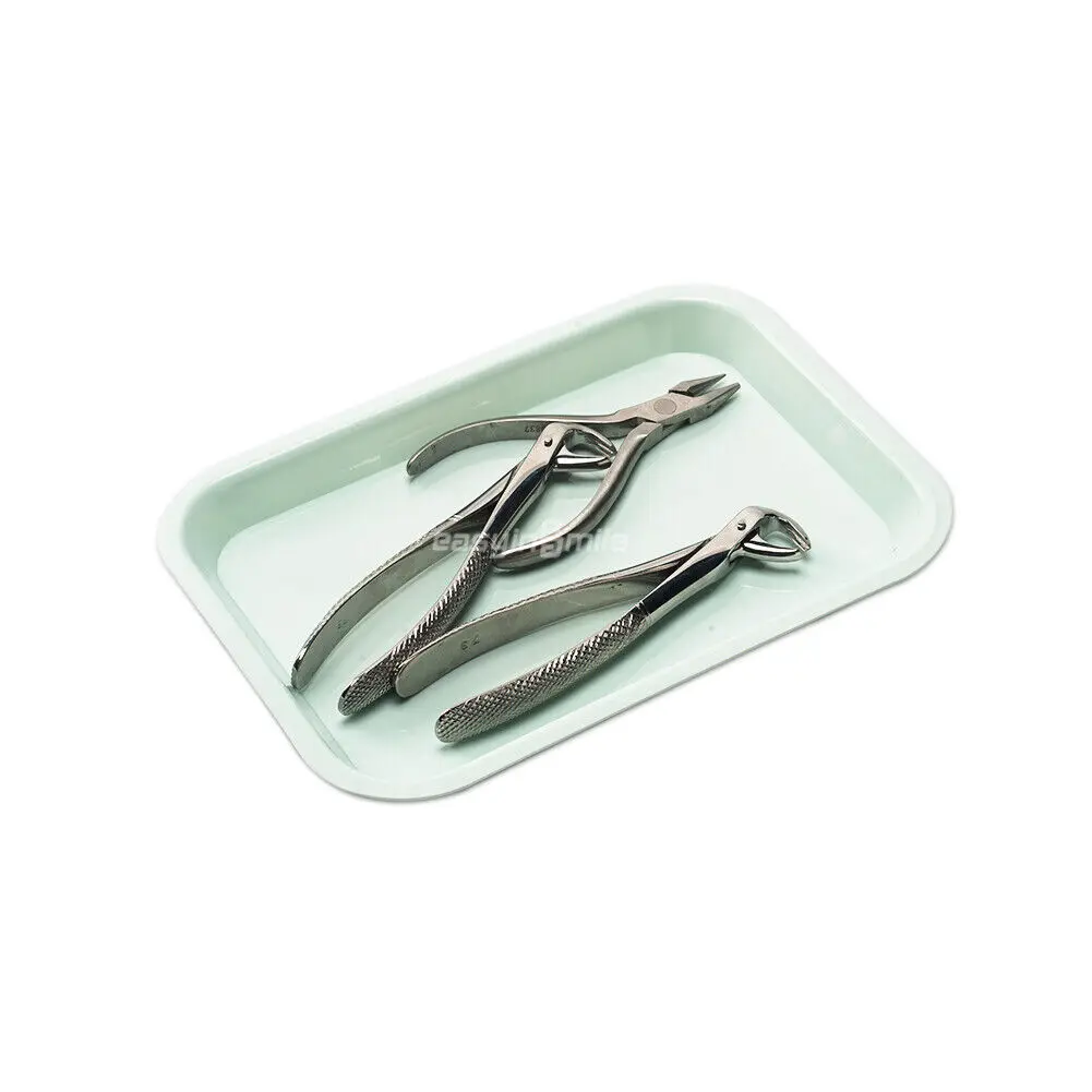 Dental Instrument Tray Small Flat Tray Plastic Autoclavable For Dental Lab