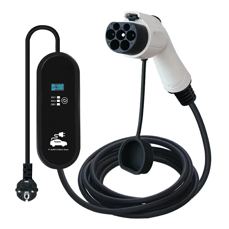 Multifunctional Portable Electric Vehicle Charger with European Standard Plug  16A3.5KW new energy charging pile ev wall