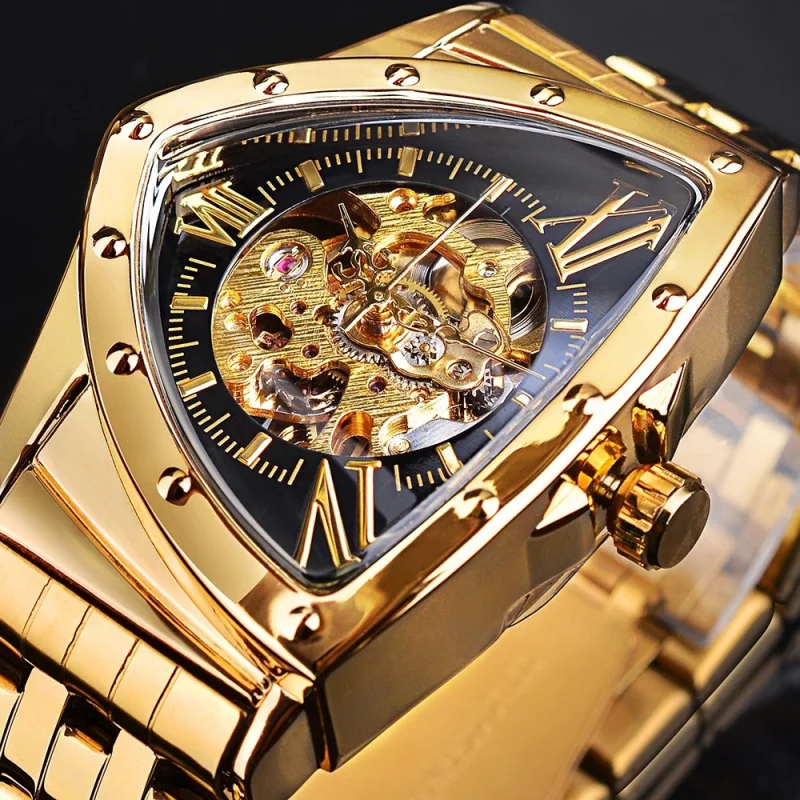 

Free Shipping OUTLETSNew forsining European American Style Men's Fashion Casual Hollow Automatic Mechanical Watch