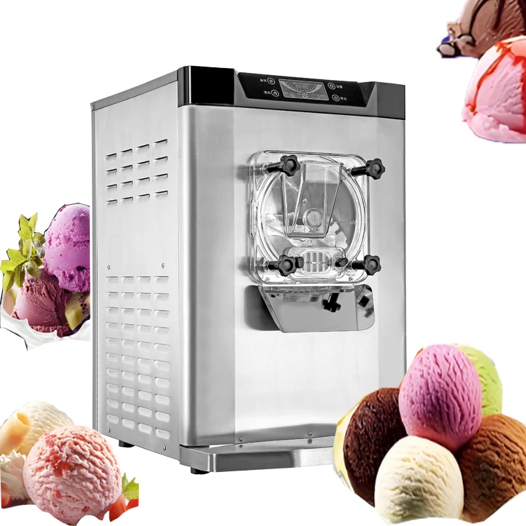 

16L-20L/H Table Top Hard Ice Cream Machine / Italian Ice Cream Machine / Gelato Making Machine