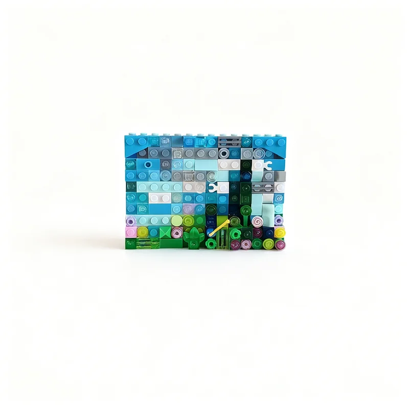 192 elementy MOC Creator Model Krajobrazu Malarskiego Klocki Konstrukcyjne Architektura Kreatywny Pomysł na Prezent Świąteczny Zabawka Edukacyjna dla Dzieci