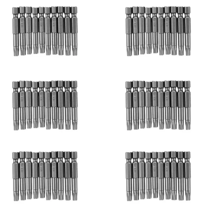 

Набор магнитных бит Torx T30, 6 мм, 50 мм, 60 шт. - AT36