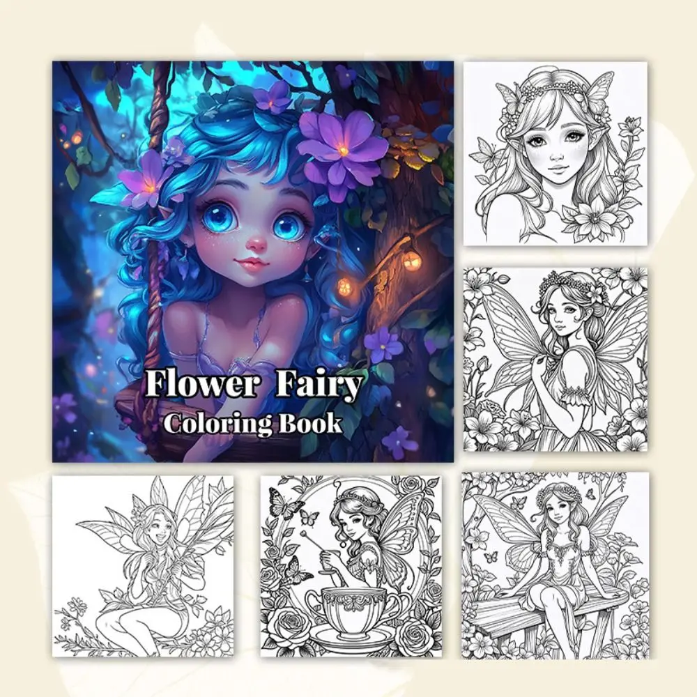 

26 Pages Adult Coloring Book Stress Relieving Relaxation Hand Drawn Book Educational Funny Parent-child Interactive Toy