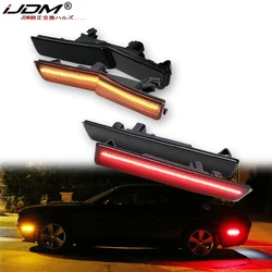 iJDM Amber/Red Full LED Side Marker Light For 2015-22 Dodge Challenger SRT Hellcat Widebody ONLY, Replace OEM Sidemarker Lamps