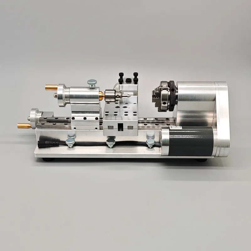 Diy mini lathe, small desktop level lathe model, scientific experiment, engineering equipment