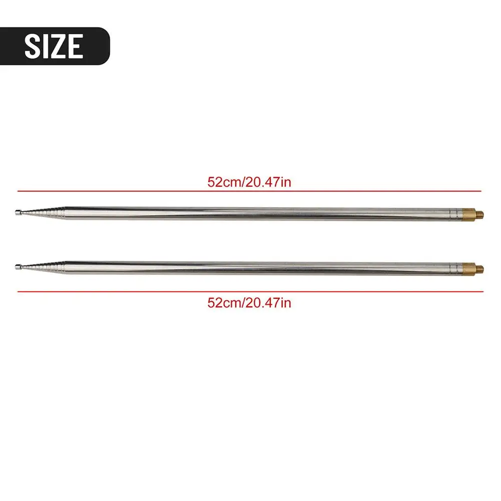 1 Set DP200 Roestvrij Staal Draagbare Dipool Antenne 120 W FM CW SSB Kortegolf Positieve V Horizontale/dipole/breedband Antenne