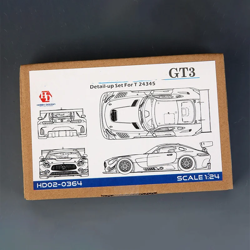 

Модель аксессуара для сборки автомобиля HobbyDesign 1:24 GT3