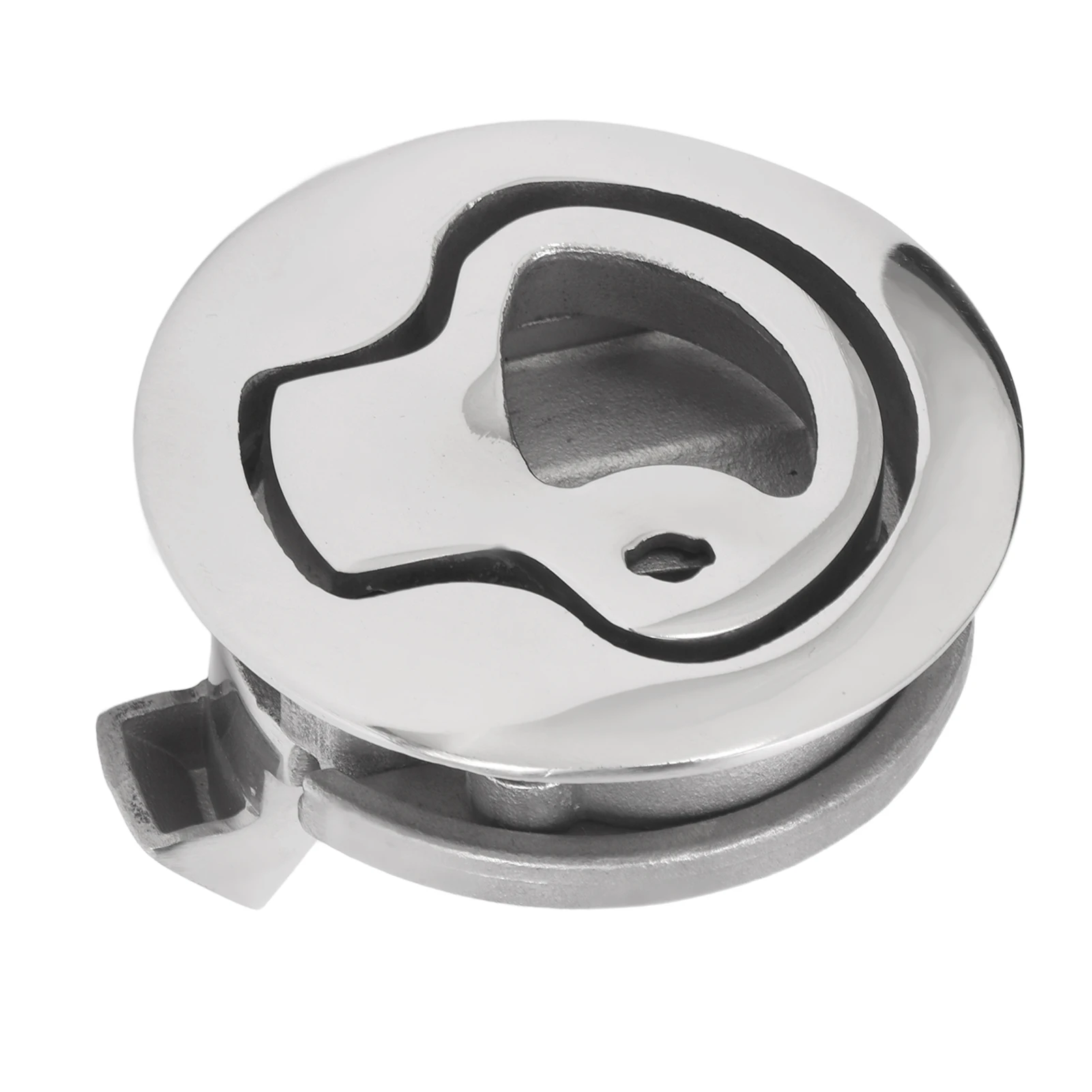 2in قارب الباب فتحة قفل قفل دائري 316 الفولاذ المقاوم للصدأ فلوش سحب ل RV البحرية المنزل فلوش سحب #4