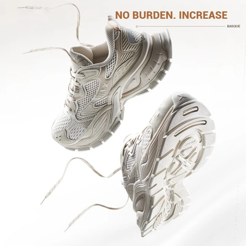 Xtep Basque Casual Shoes For Women 2024 Winter Comfortable Casual Shoes Breathable Sneakers 876418320001