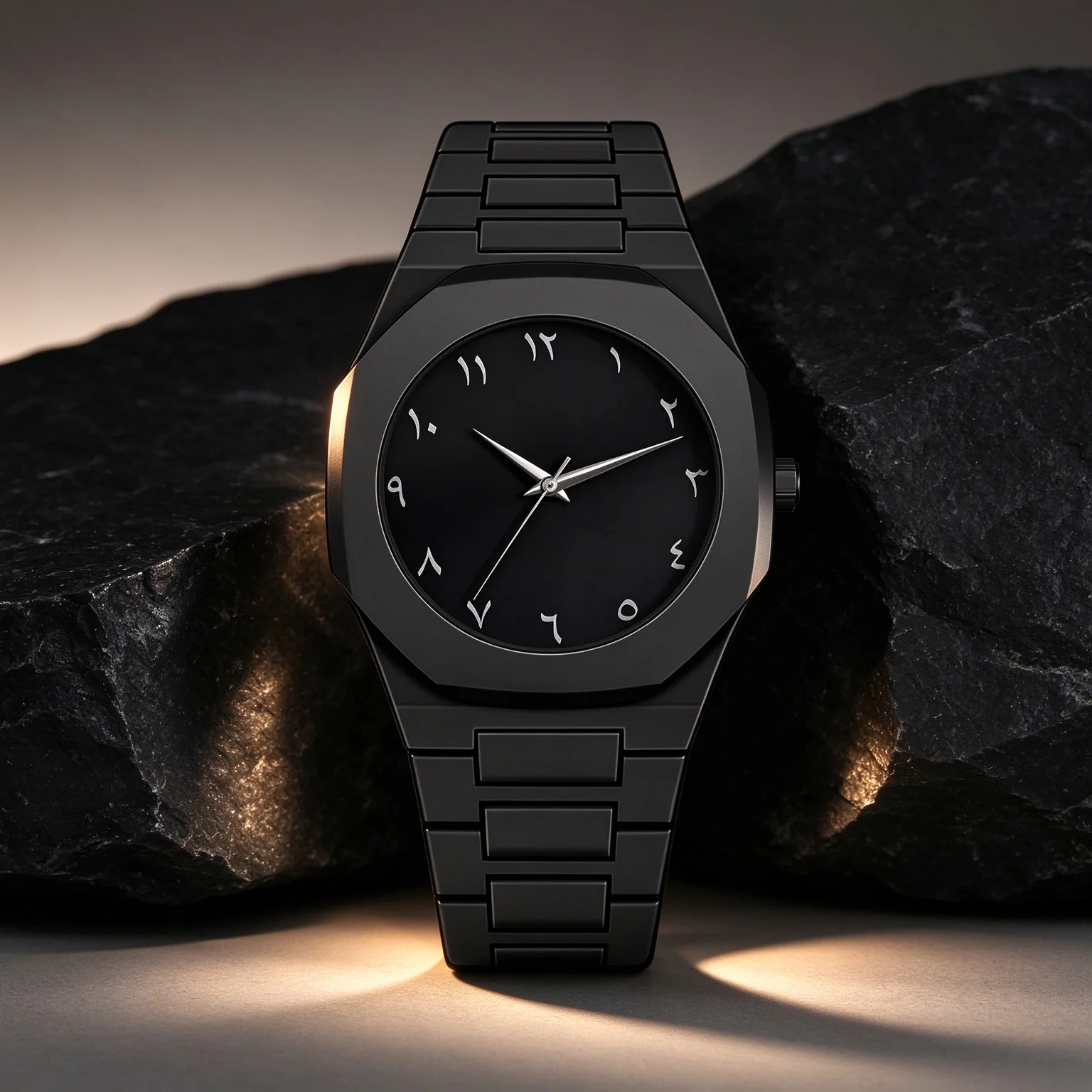 2026 Creative Middle East Arabic Digital Quartz Men's Watch Modern Minimalist Sketching Creative Design Waterproof Women's Watch