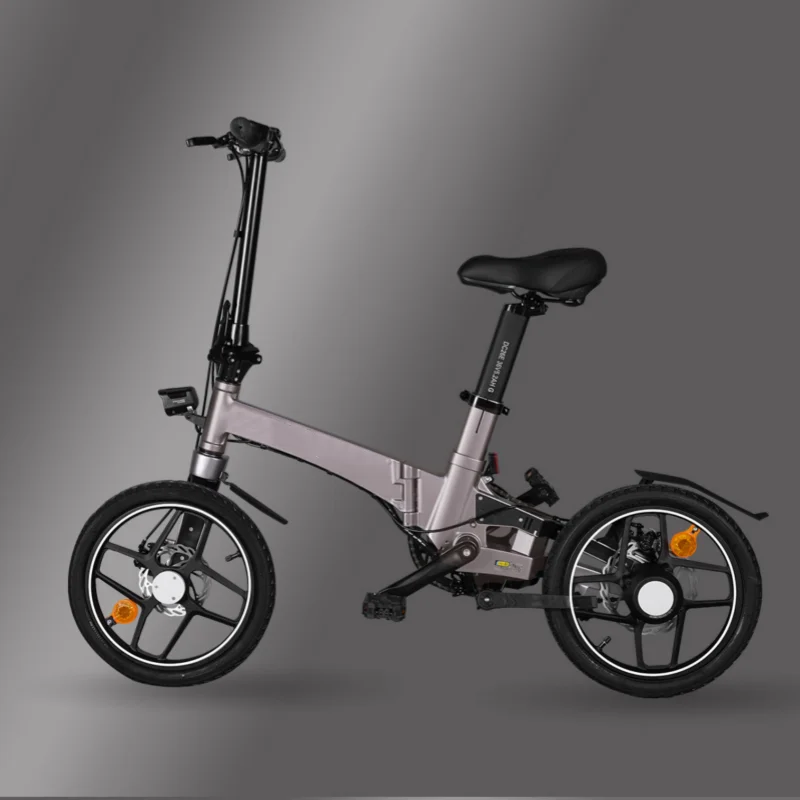 Mini-Fahrrad 250 W 36 V 40 km 16 Zoll zusammenklappbare Elektrofahrräder Erwachsene Stadt Pendeln Moped Elektrofahrrad Booster Fahrrad – Detail 3