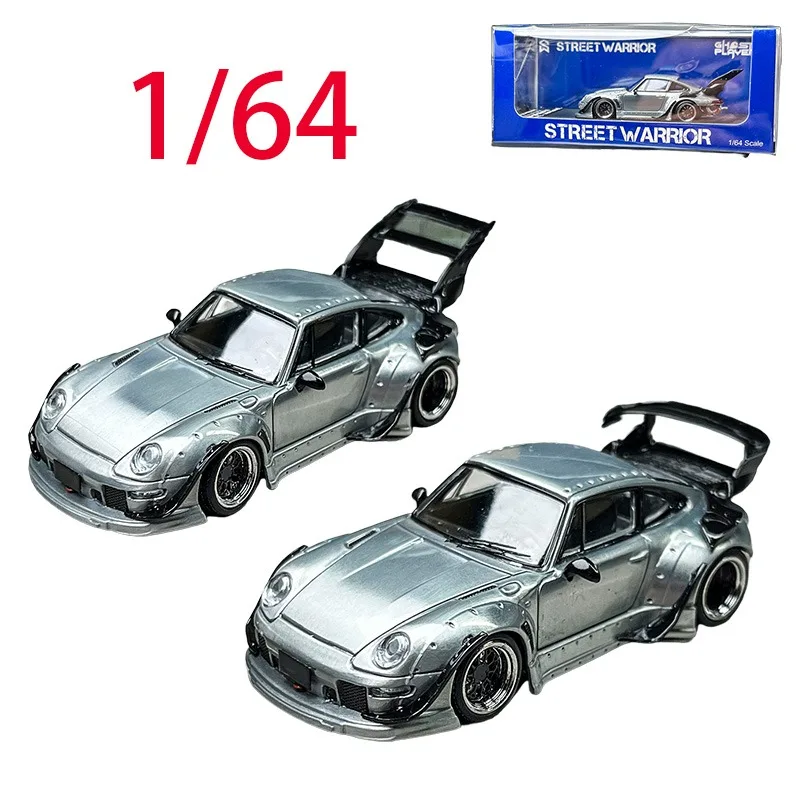 

SW Diecast 1/64 Scale Porsche Alloy Car Model Porsche 993 RWB Rotana Play Vehicles Toys for Boys Original Box Collection