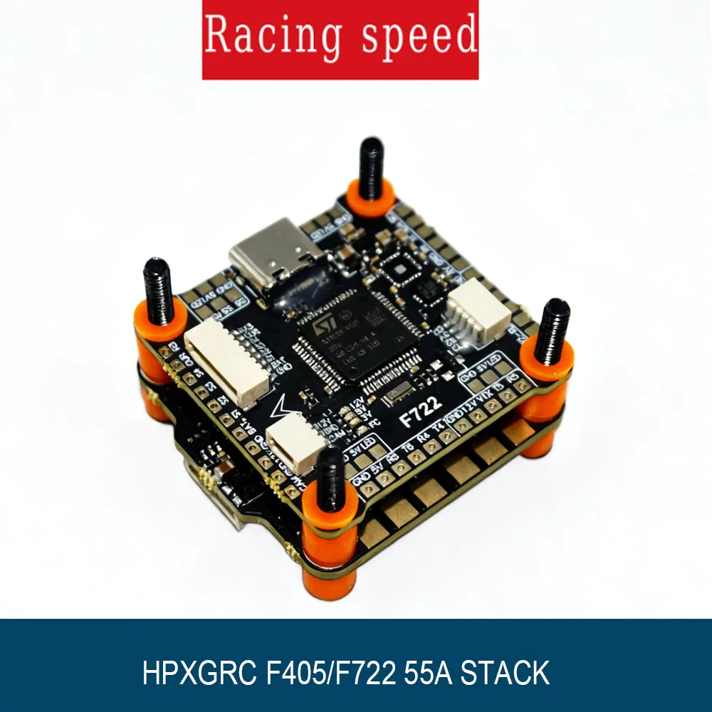 

HPXGRC F405/F722 STACK 55A 42688-P Gyroscope 16MB Black Box Flight Data Analyze Record Plug Play Racing FPV Drone