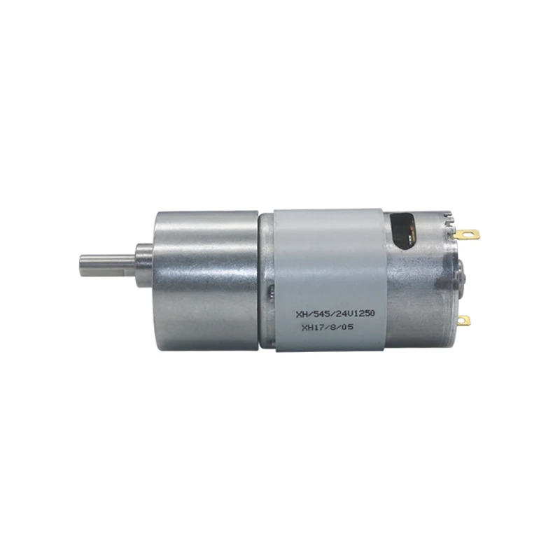 24VDC 7-960RPM High Torque All Metal Gear Box Electric Motor Reduction All Metal Low Noise Gear Motor JGB37-545