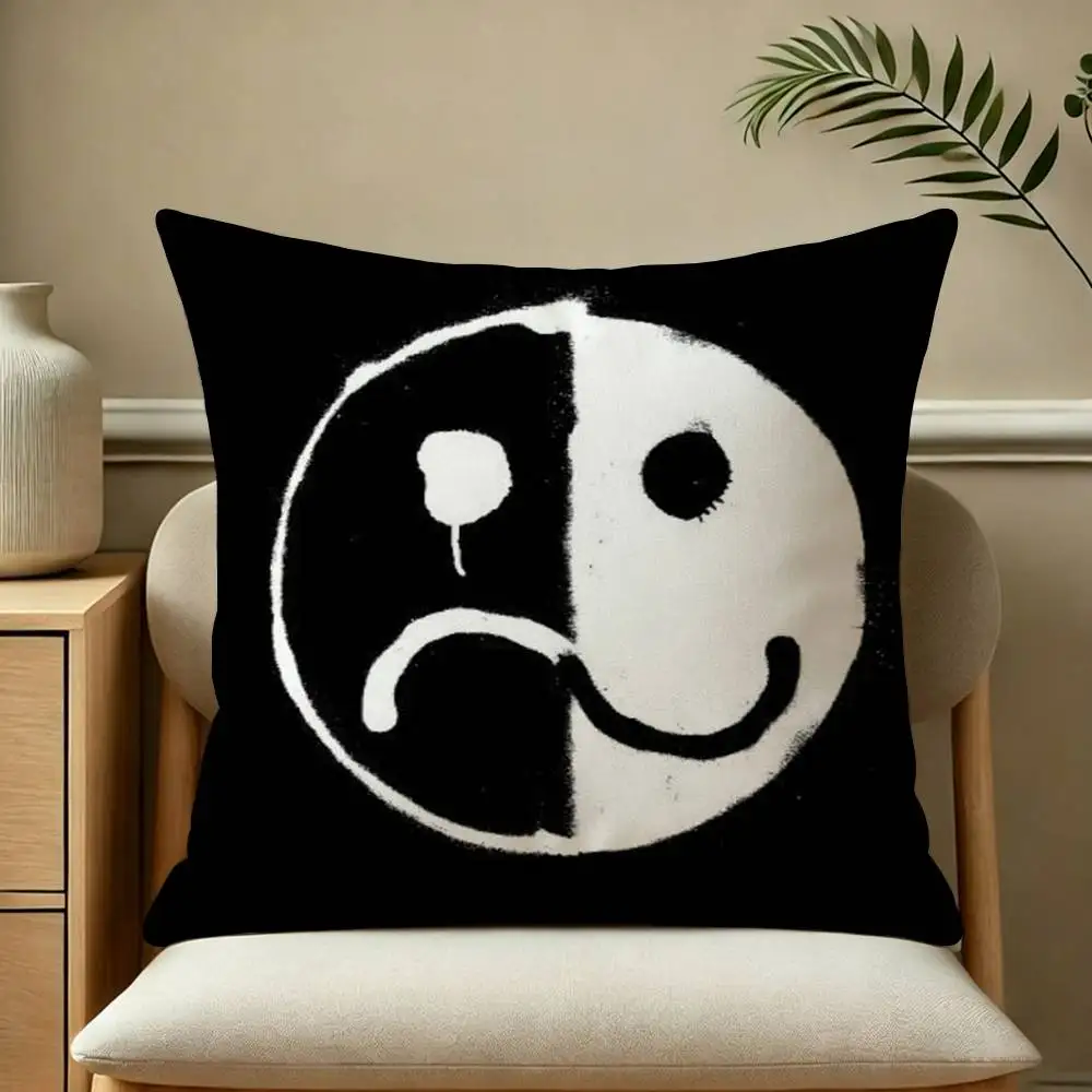 Popular Punk Fall Out Boy  Pillow Case Square Double-Sided Sofa Cushion Cover Bedroom Bedside Pillow