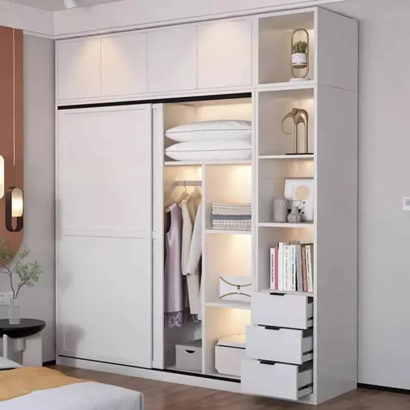 Nordic White Wardrobes Drawer Storage Cabinets Mens Designer Clothes Wardrobe Luxury Cool Tuinmeubelen Sets Furniture Bedroom