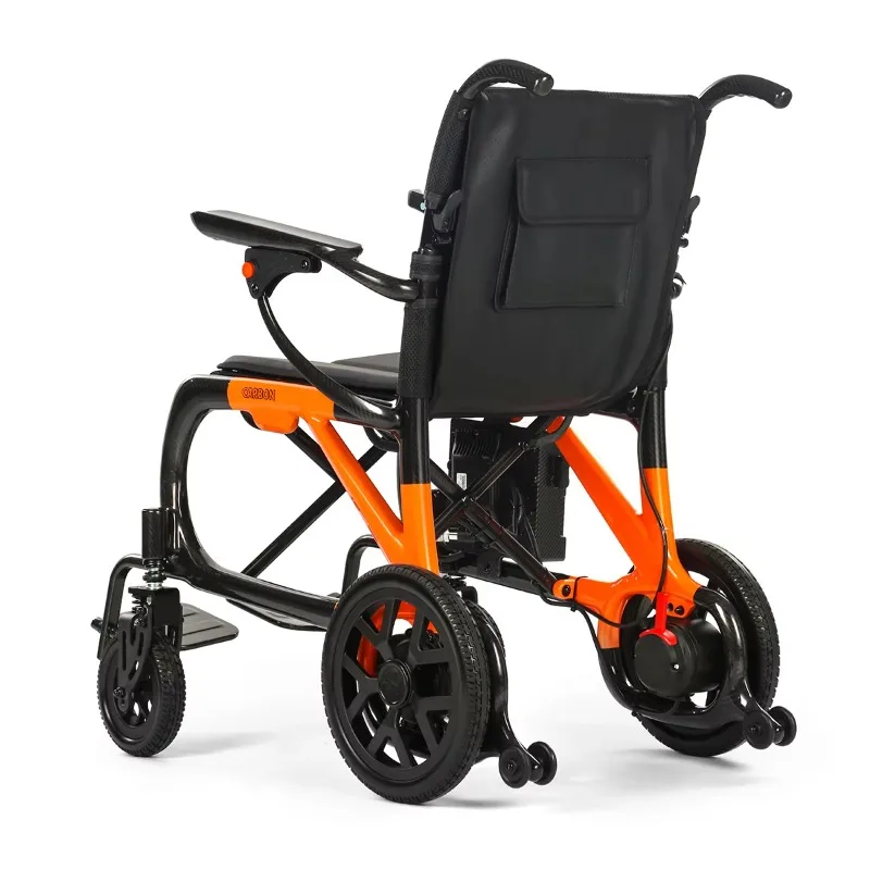 11.9KG Ultra Light Foldable Wheelchair All Terrain Disabled Portable Carbon Fibre Electric Wheelchair