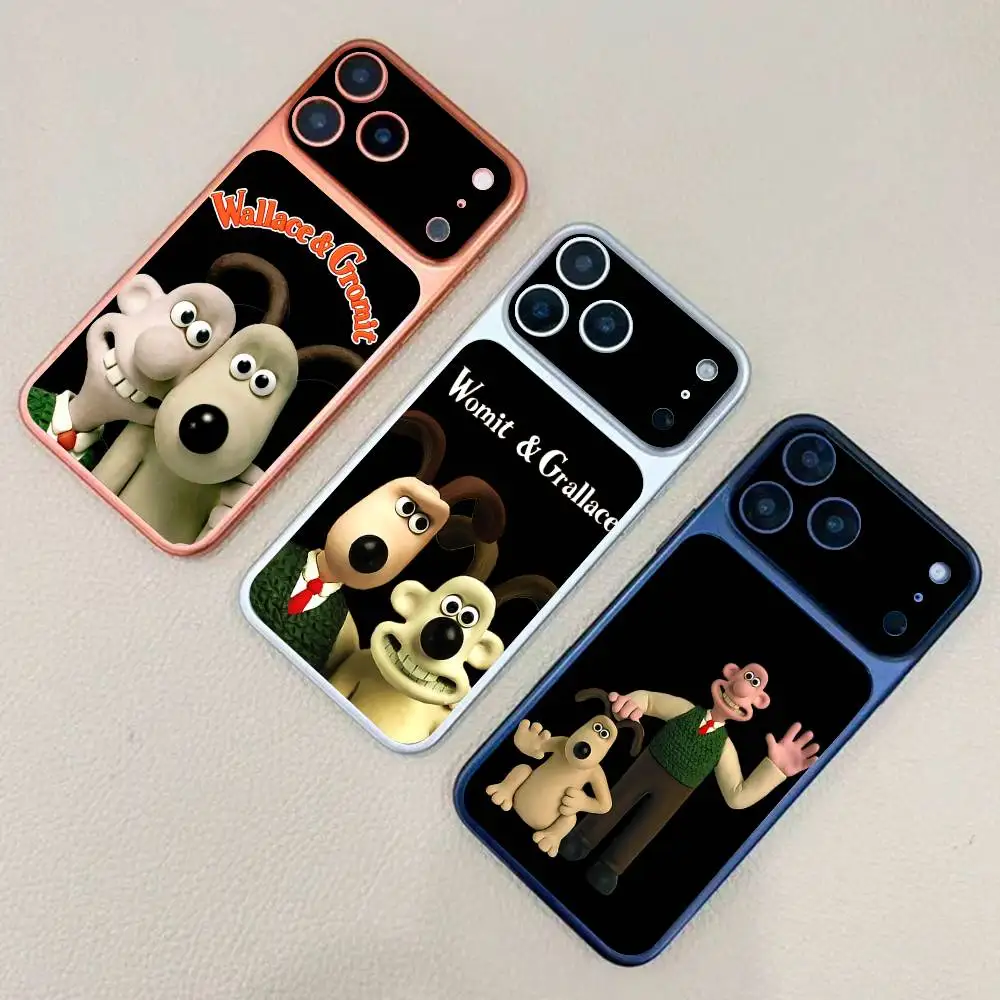 

W-WallaceS Cute G-Gromit Back Protective Decal Skin Wrap Sticker For IPhone 17 Pro 17 Pro Max