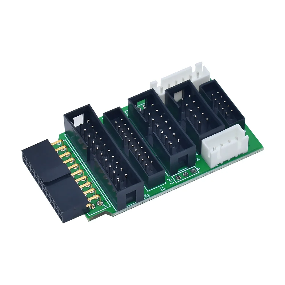 ل JLINK V8 V9 لوحة محول JTAG إلى SWD متعددة الوظائف ل ULINK2 STLINK V2 متعددة الوظائف لوحة توزيع 2.54 كابل مسطح