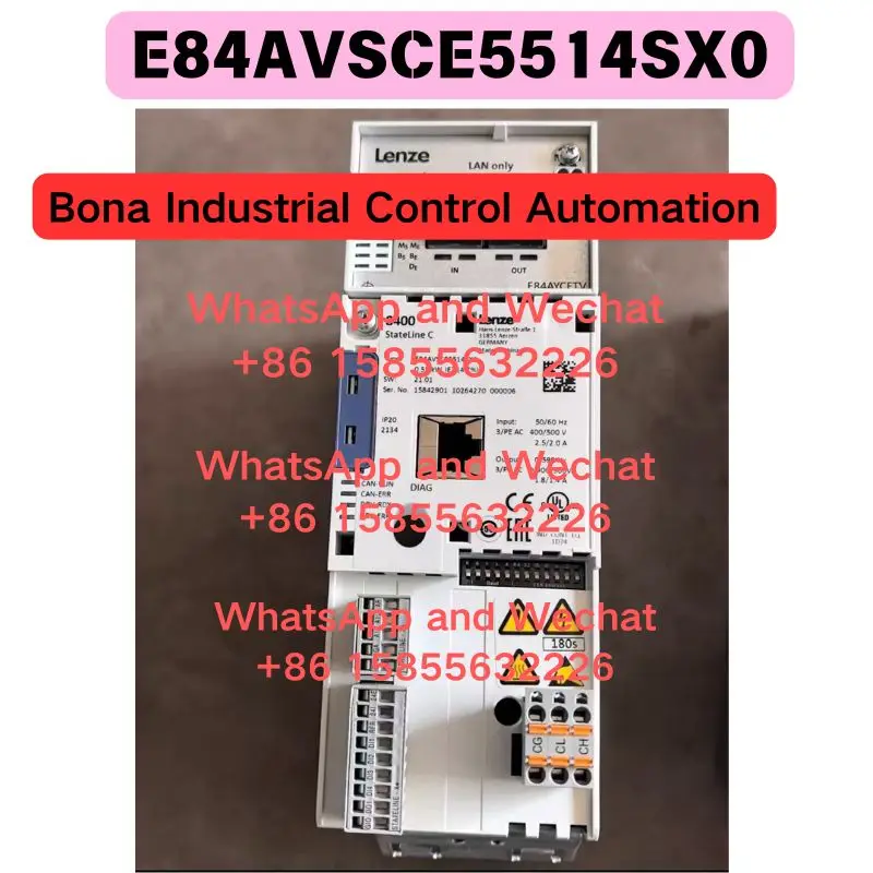 

Used E84AVSCE5514SX0 frequency converter Functional test OK Quick delivery