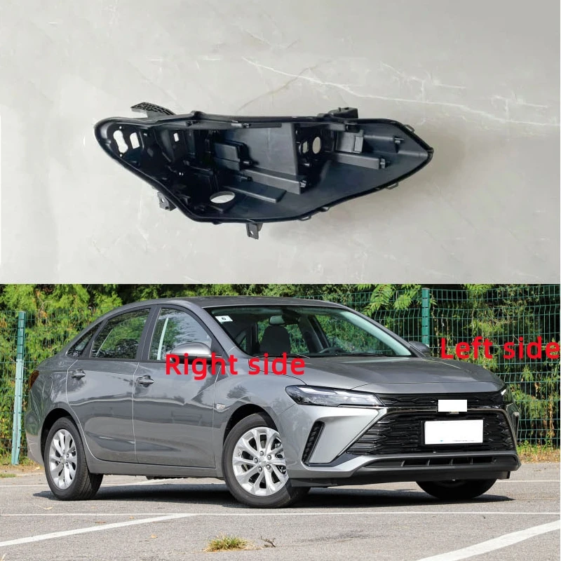 

For Chevrolet Monza 2023 2024 Headlight Base Replacement Headlamp House Headlight Black Back Rear Shell