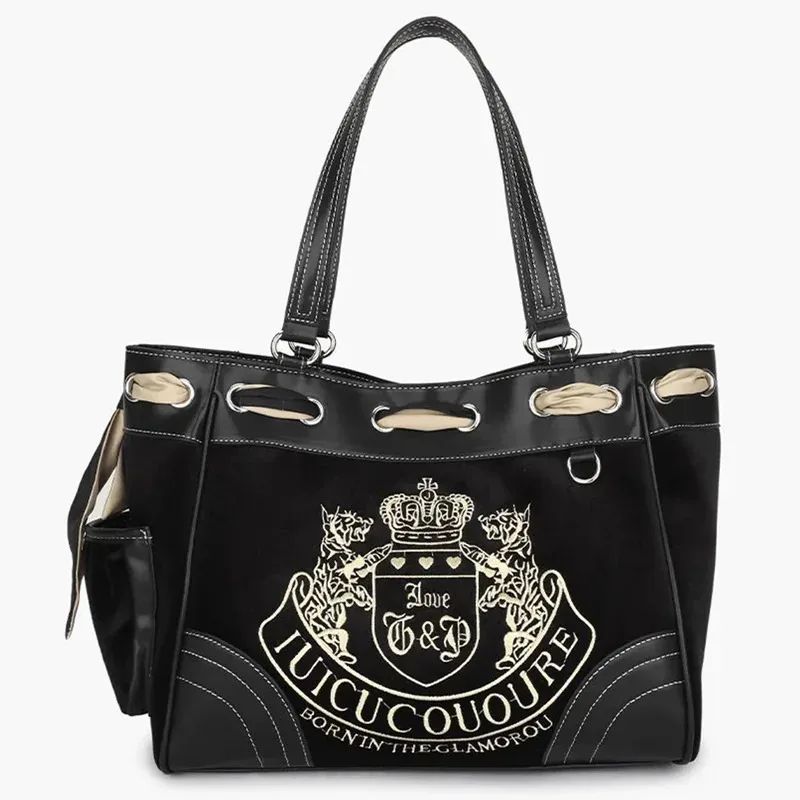 2026 Y2K Women Vintage Retro Chic Embroidery Handbags Ladies Large-Capacity Tote Bag Girl Shopping Shoulder Bag Women's Purses view 3