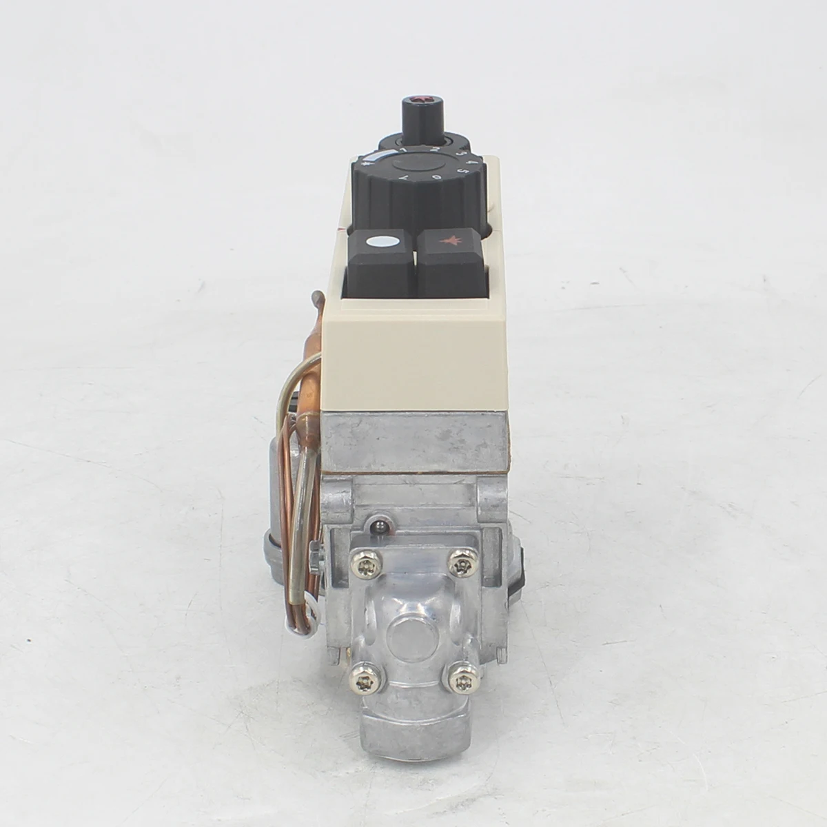 Gas Thermostat Control Valve of Minisit Model with Push Button Igniter Gas Fryer Parts