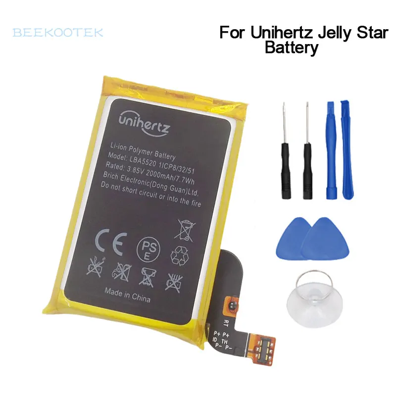 

Новый оригинальный Unihertz Jelly Star встроенный аккумулятор, батарея для сотового телефона, аксессуары для смартфона Unihertz Jelly Star