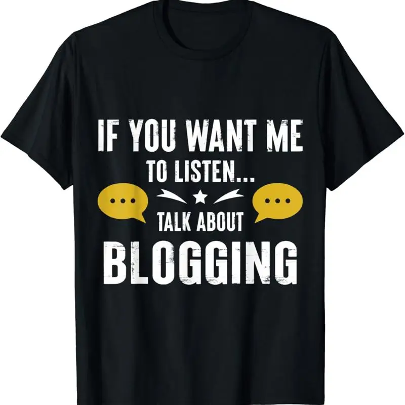 Vintage Retro Style Design for Blogging lover Blogger T Shirt